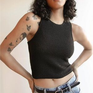 Oak + Fort Crochet Knit tank